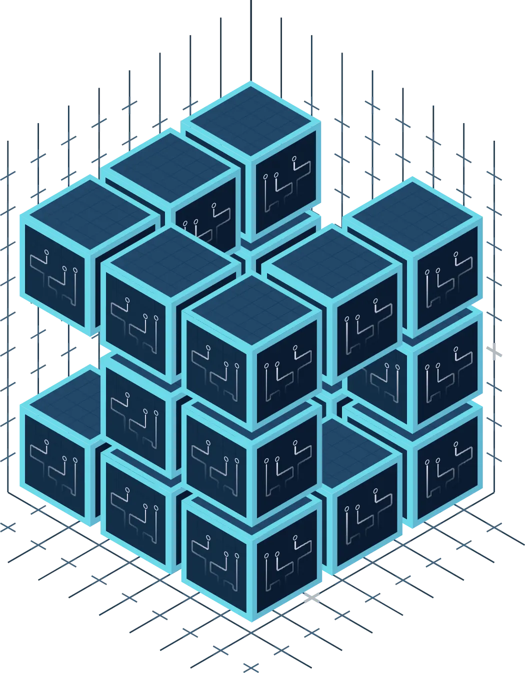 Persystance Networks Bloack Chain Blue Box